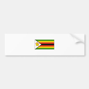 Zimbabwe FLAGGA Internationell Bildekal