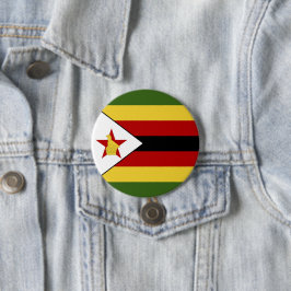 Zimbabwe flagga knapp
