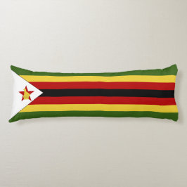 Zimbabwe flagga kroppskudde