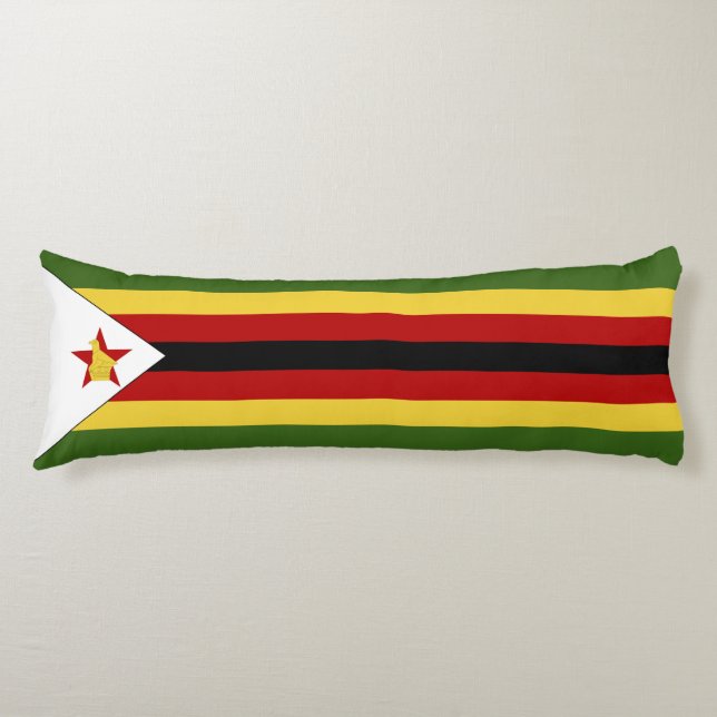 Zimbabwe flagga kroppskudde (Framsidan)