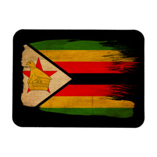 Zimbabwe Flagga Magnet