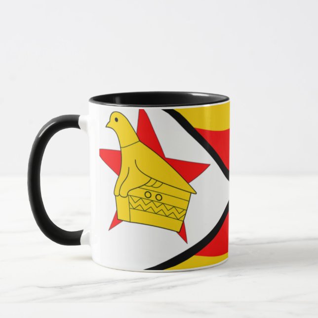 Zimbabwe Flagga Mugg (Vänster)
