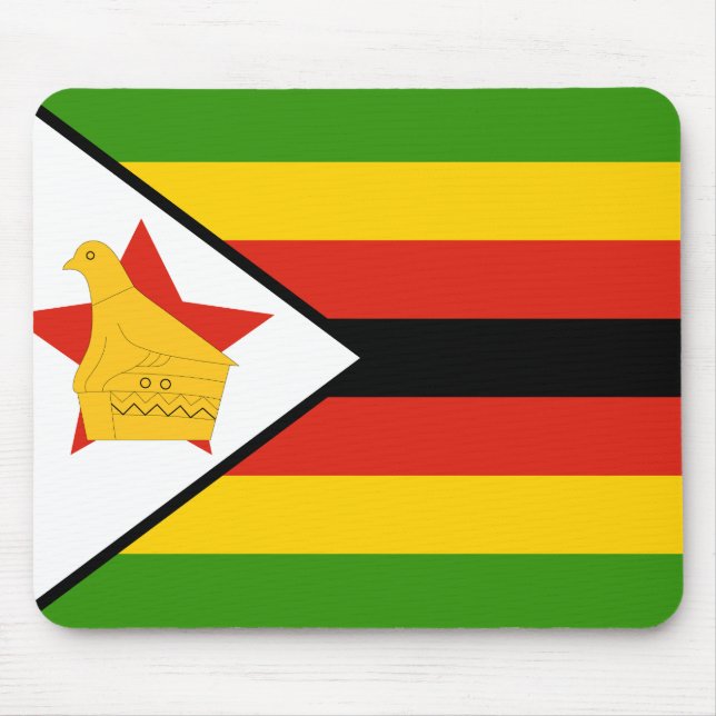 Zimbabwe Flagga Musmatta (Framsidan)