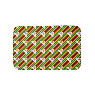 ZIMBABWE FLAGGA Patriotic Modern Zimbabwe Badrumsmatta