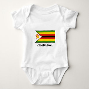 Zimbabwe Flagga T Shirt