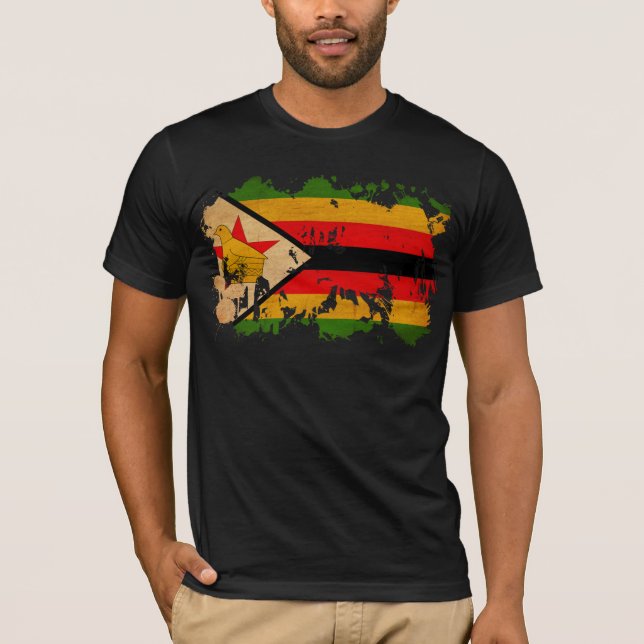 Zimbabwe flagga tröja (Framsida)