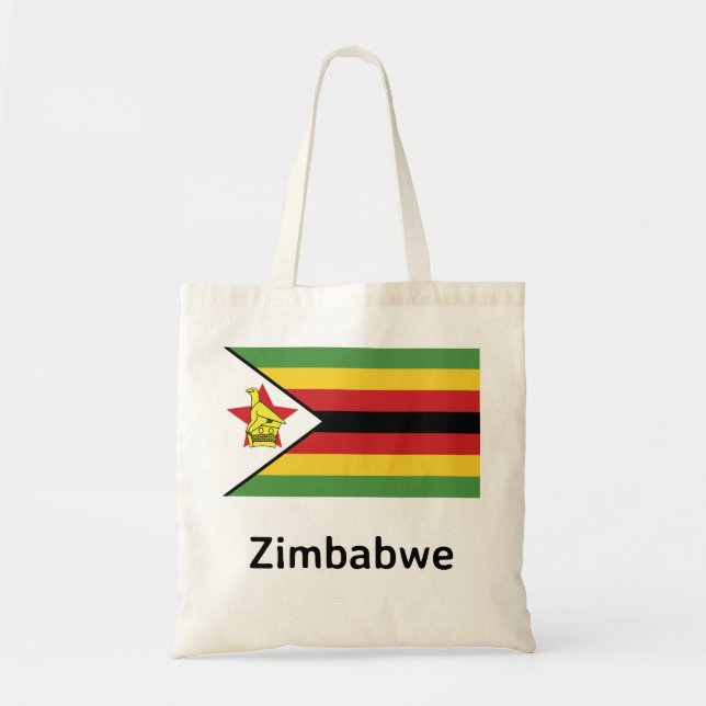Zimbabwe Flagga Tygkasse (Framsidan)