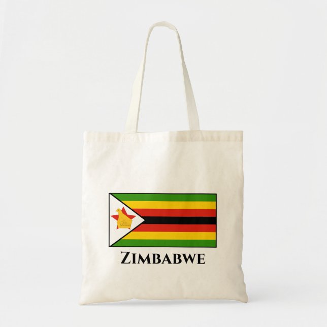Zimbabwe Flagga Tygkasse (Framsidan)