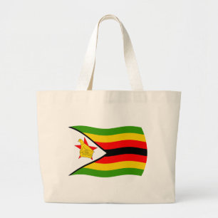 Zimbabwe Flagga Varvtaska Jumbo Tygkasse