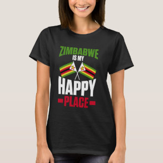 Zimbabwe Flagga Zimbabwe Zimbabwe T Shirt