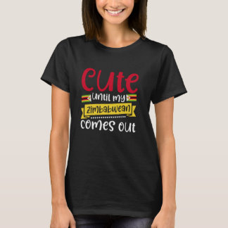 Zimbabwe Flagga Zimbabwe Zimbabwe T Shirt