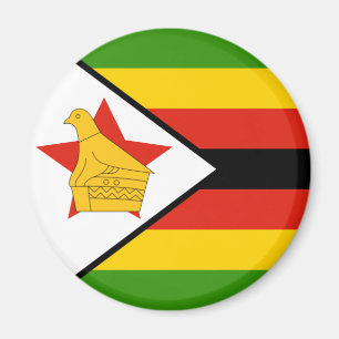 Zimbabwe flaggamagnet magnet