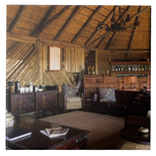 Zimbabwe, Hwange nationalpark, Linkwasha lodge. Kakelplatta