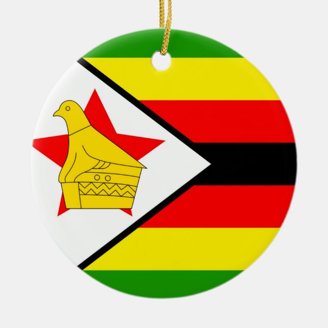 Zimbabwe Julgransprydnad Keramik (Framsidan)