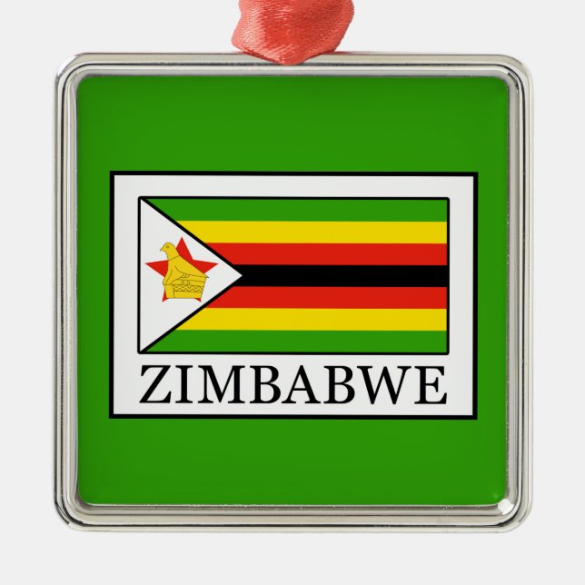 Zimbabwe Julgransprydnad Metall (Framsidan)