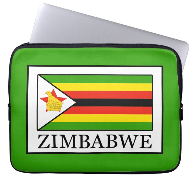 Zimbabwe Laptop Sleeve (Framsidan)