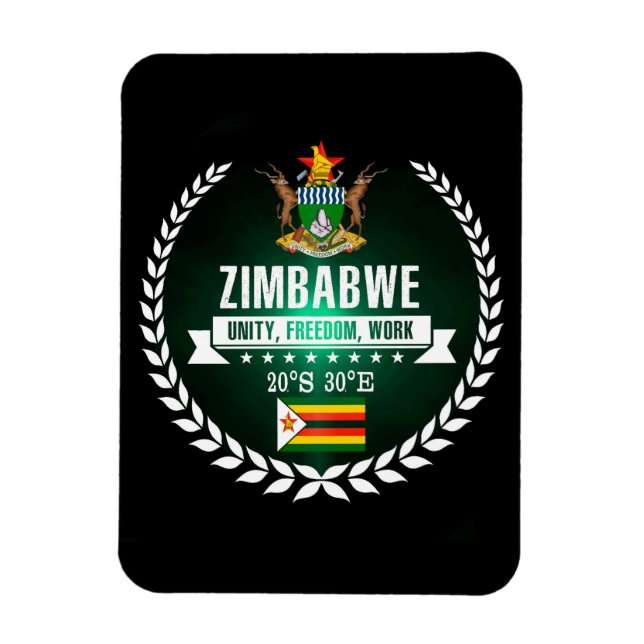 Zimbabwe Magnet (Vertikal)