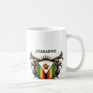 Zimbabwe [personifiera], kaffemugg