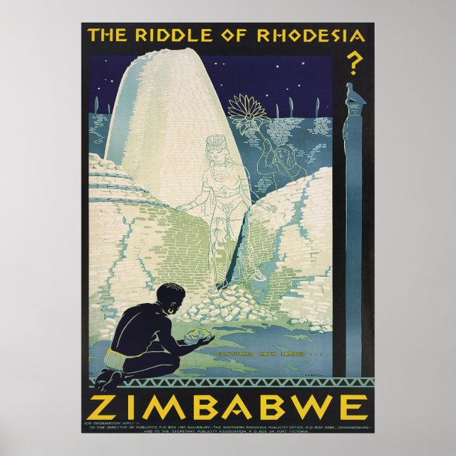 ZIMBABWE POSTER (Framsidan)