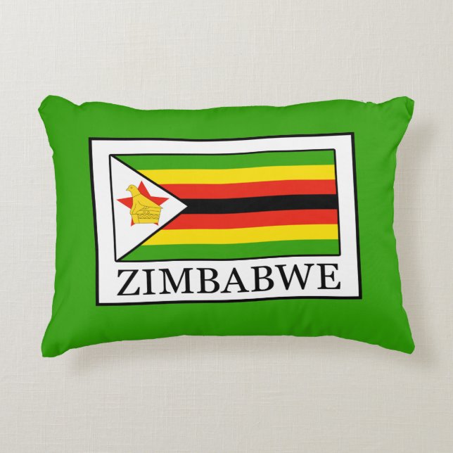 Zimbabwe Prydnadskudde (Framsidan)