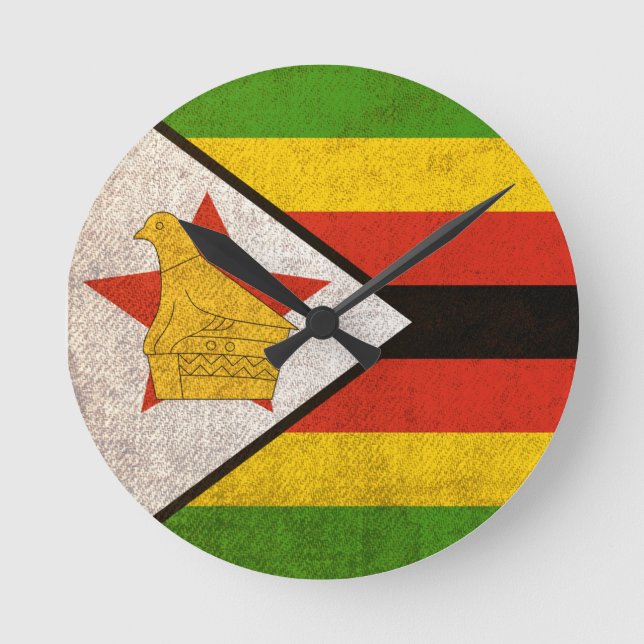 Zimbabwe Rund Klocka (Framsida)