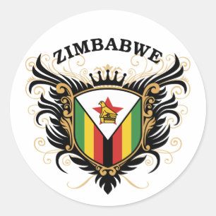 Zimbabwe Runt Klistermärke