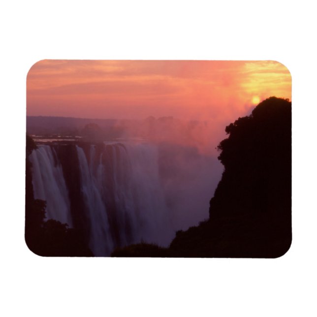 Zimbabwe, Victoria Falls nationalpark. Dimma Magnet (Horisontell)