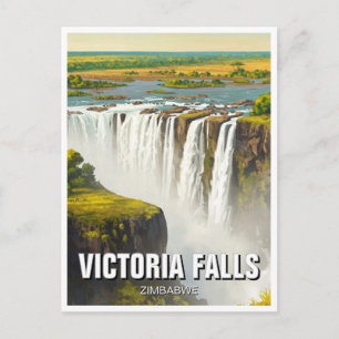 Zimbabwe Victoria Falls Resor Vykort