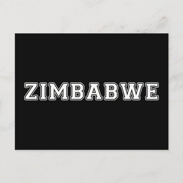 Zimbabwe Vykort (Framsida)