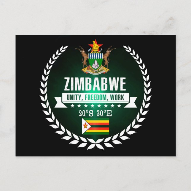 Zimbabwe Vykort (Framsida)
