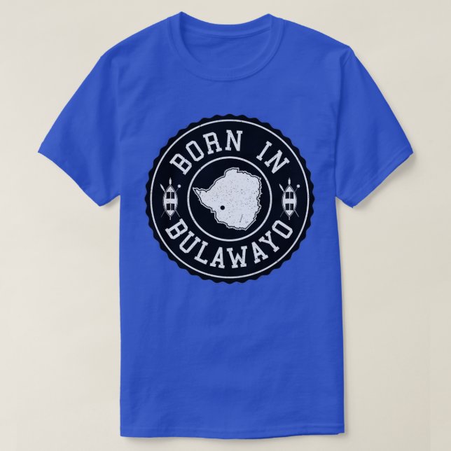 Zimbabwe Zimbabwe Design Born i Bulawayo T Shirt (Design framsida)