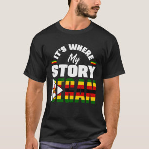 Zimbabwe Zimbabwe Zimbabwe Zimbabwe Zimbabwe Flagg T Shirt