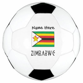 Zimbabwe Zimbabwisk Flagga Svart Personligt Namn