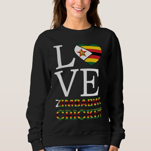 Zimbabwes cricket för herrar t shirt (Framsida)