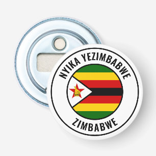 Zimbabwes Flagga Gorgous Patriotic Flaska-öppnare Flasköppnare