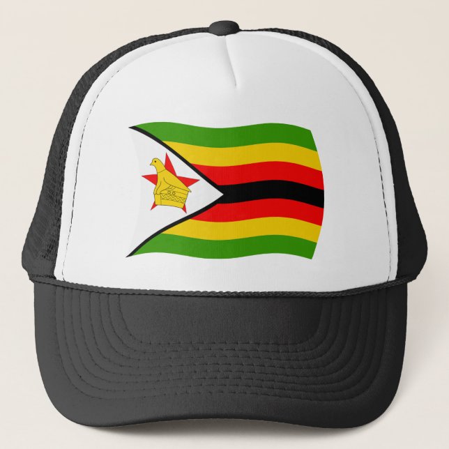 Zimbabwes flagga hatt keps (Framsida)