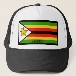 Zimbabwes flagga keps