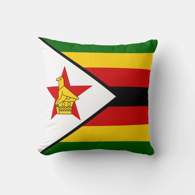 Zimbabwes flagga kudde (Framsida)