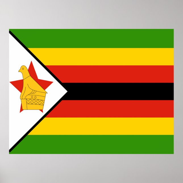 Zimbabwes flagga poster (Framsidan)