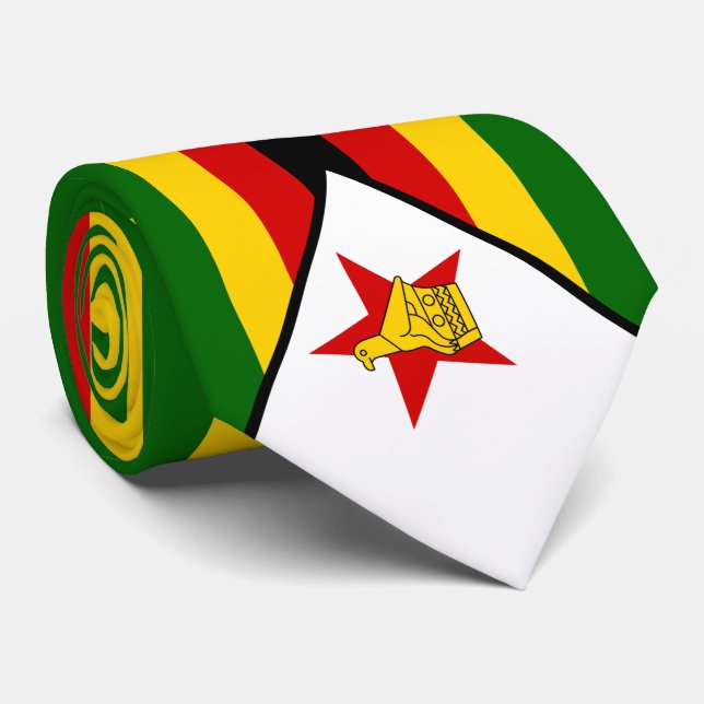 Zimbabwes flagga slips (Rullad)