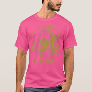 Zimbabwes Lejona Hwange nationalpark African Safar T Shirt