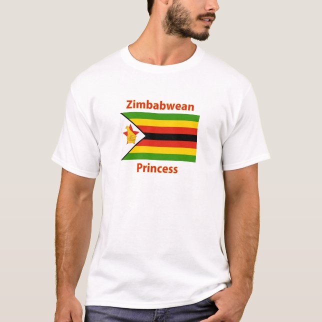 Zimbabwisk T-tröja T-shirt (Framsida)