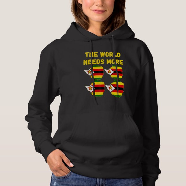 Zimbabwiska människor och fans Världen behöver mer T Shirt (Framsida)