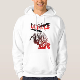 Zimbie hjärnHoodie Sweatshirt