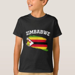 Zimbwe-souvenirer Harare Semester Afrika Zimbweans T Shirt