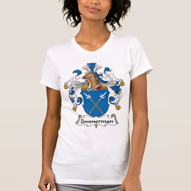 Zimmerman familjvapensköld tee (Framsida)