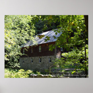Zimmerman mill Minisink Backe Pa Poster