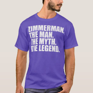 ZimmermanZimmerman Familjen namn Zimmerman efterna T Shirt
