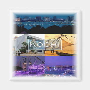 zIN007 KOCHI, Indien, Asien, Fridge Magnet