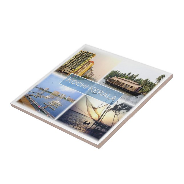 zIN008 KOCHI COCHIN KERALA, Indien, Asien, Kakelplatta (Sidan)